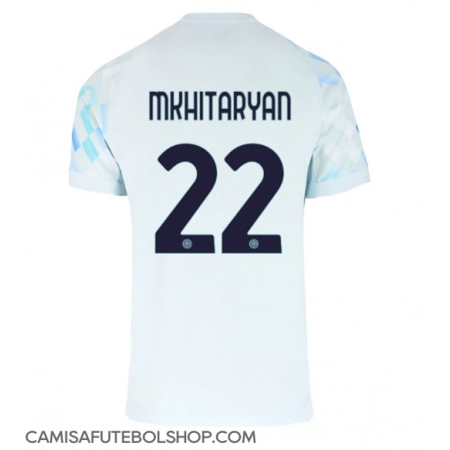 Camisa de time de futebol Inter Milan Henrikh Mkhitaryan #22 Replicas 2º Equipamento 2025-26 Manga Curta